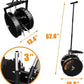 Patented Rolling Lawn Coring Aerator Yard Grass Pulling Plugs Manual Aeration Tool Push Roller Rotary Compacted Garden Soil Loosening
