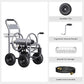 Giraffe Tools Hose Reel Cart, Hose Cart with Wheels Heavy Duty, Industrial Hose Reels for Outside, 250-Feet of 5/8" Hose Capacity, Hose Guide Pre-Installed, Grey