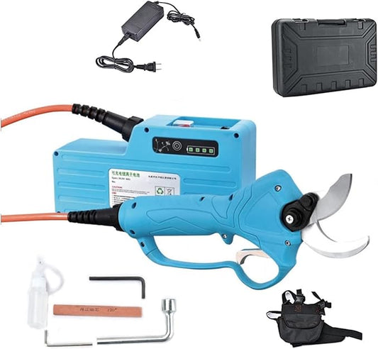 Progressive Pruning Scissors Cordless 36V Lithium-ion Shears 4Ah Efficient Bonsai Tree Branches Electric Garden Tools, 3608